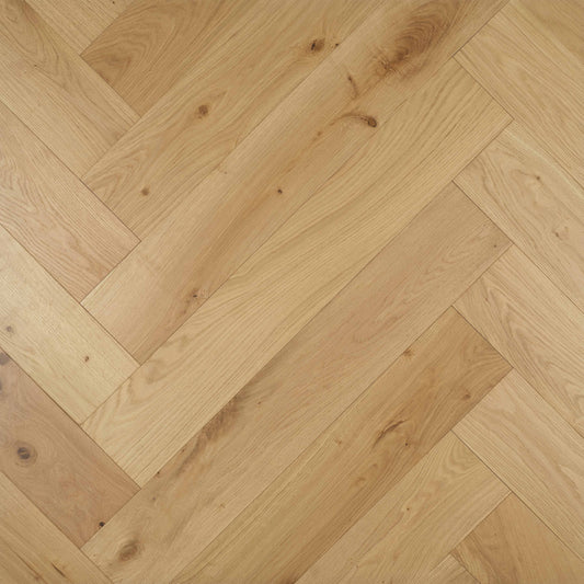 WildOak Arlo Herringbone Magnolia 14/3mm (price per sqm)