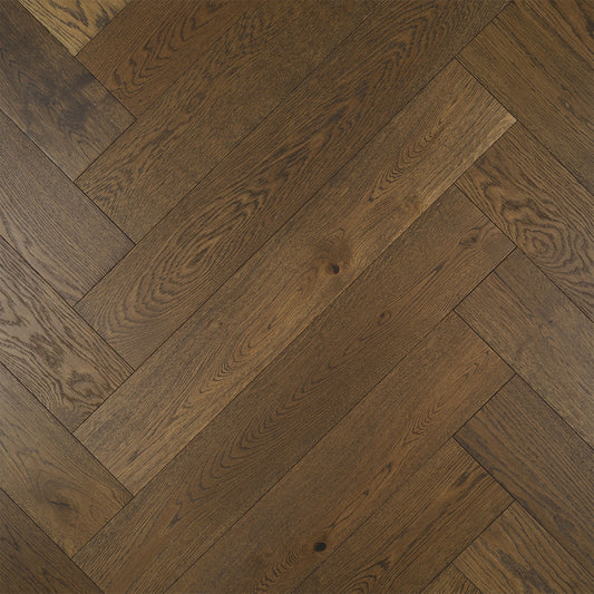 WildOak Arlo Herringbone French Grey 14/3mm (price per sqm)