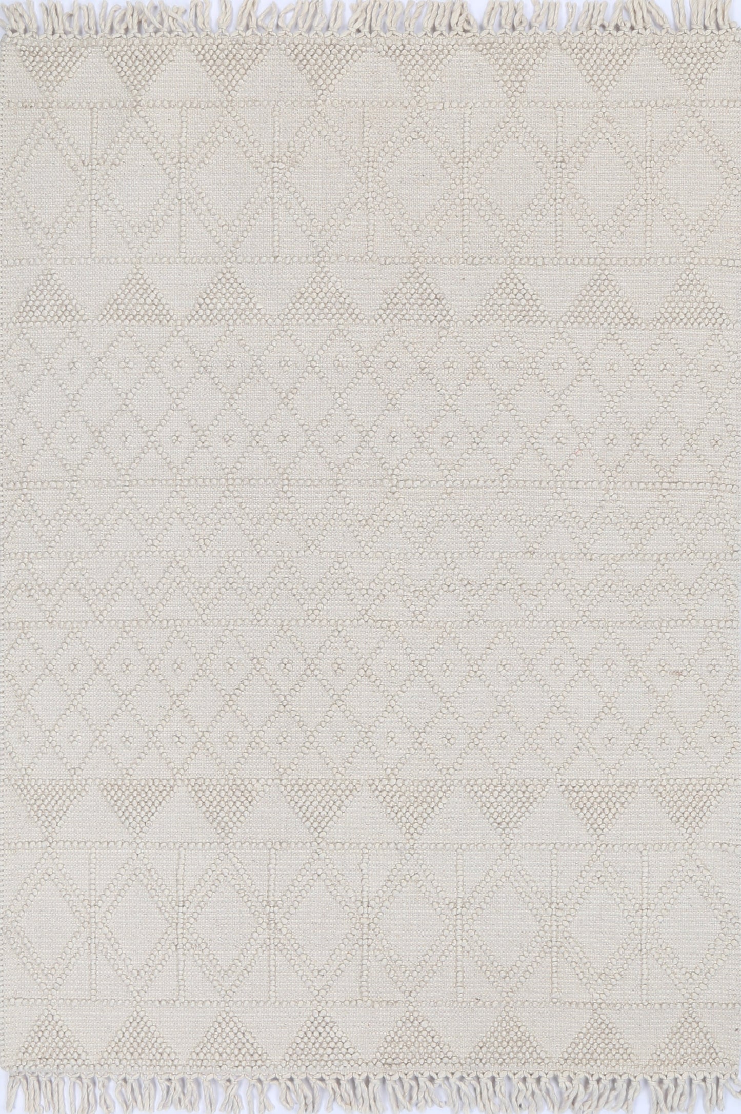 Diego Inca Beige Wool Rug - DIEG01