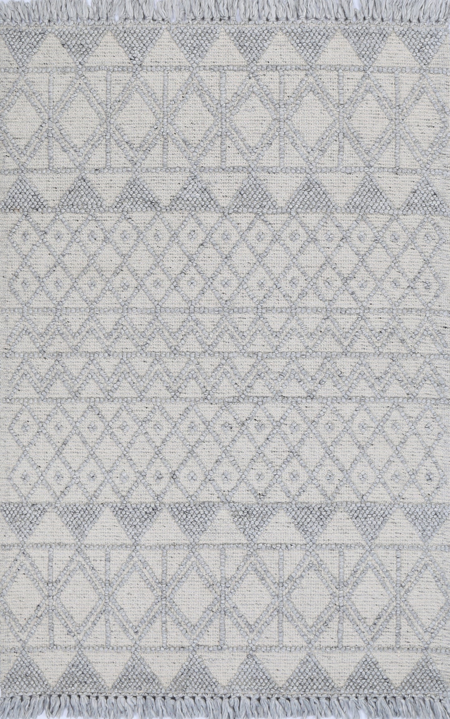Diego Inca Grey Wool Rug - DIEG01