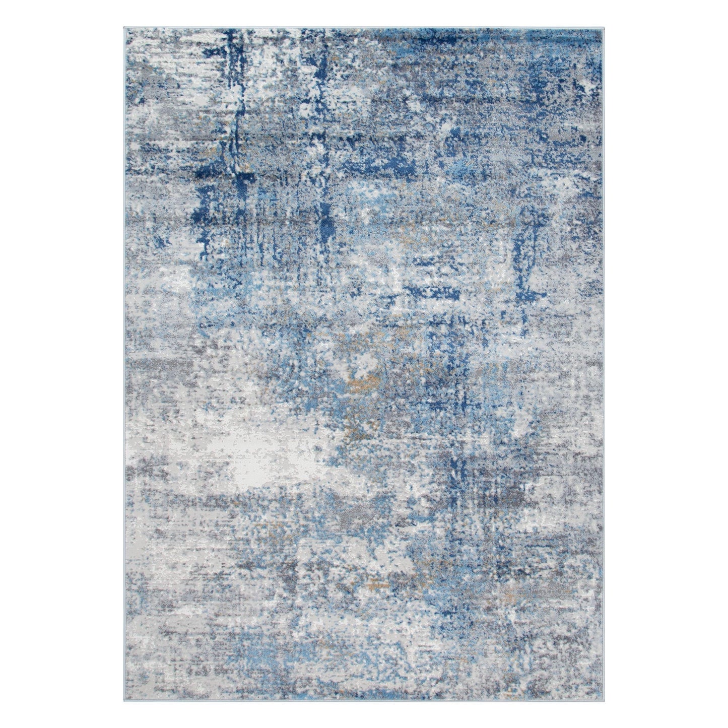 Expressions Navy Blue Modern Rug - EX11