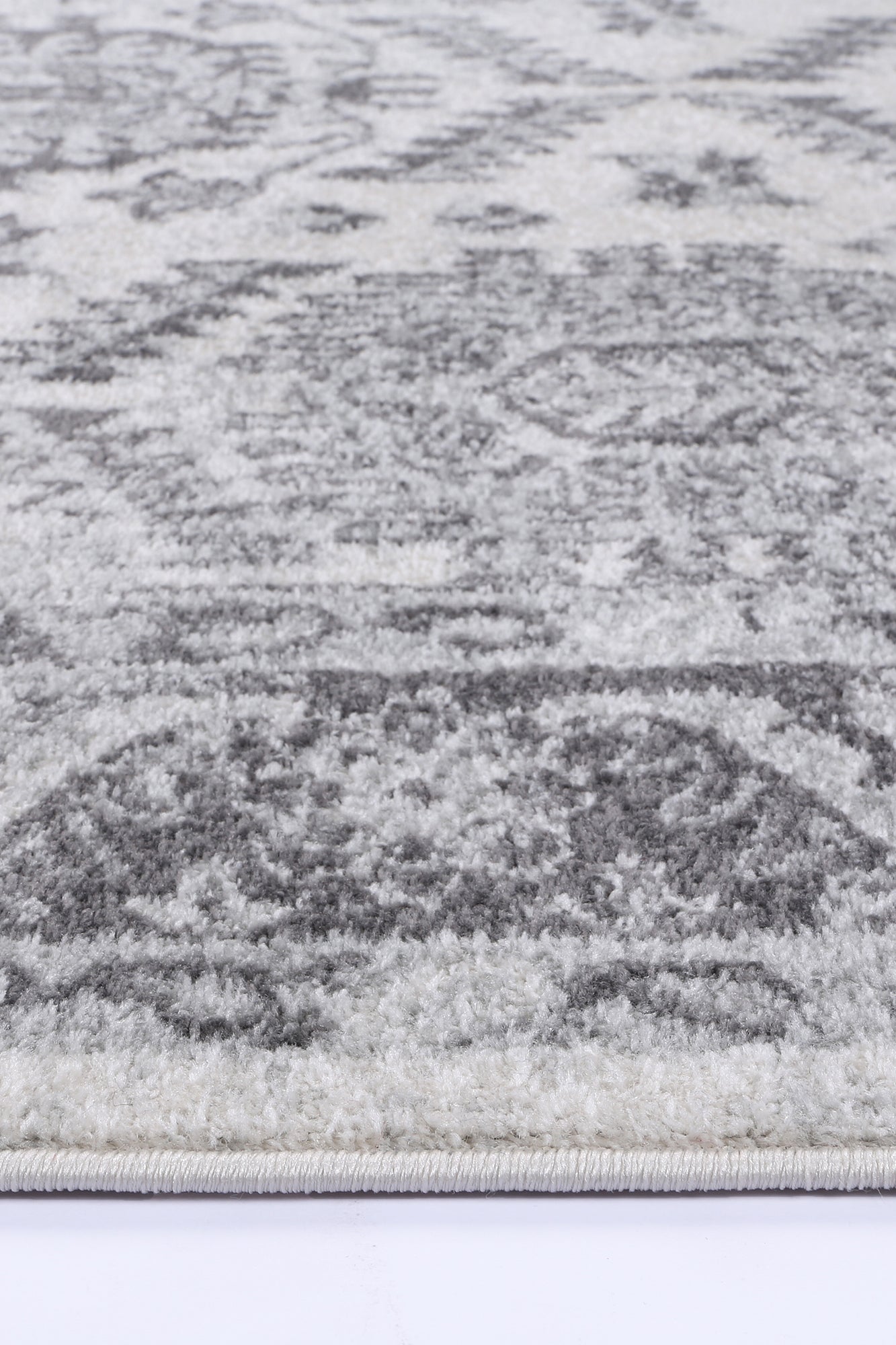 Provence Cosquer Cream Grey Traditional Rug - PROV03