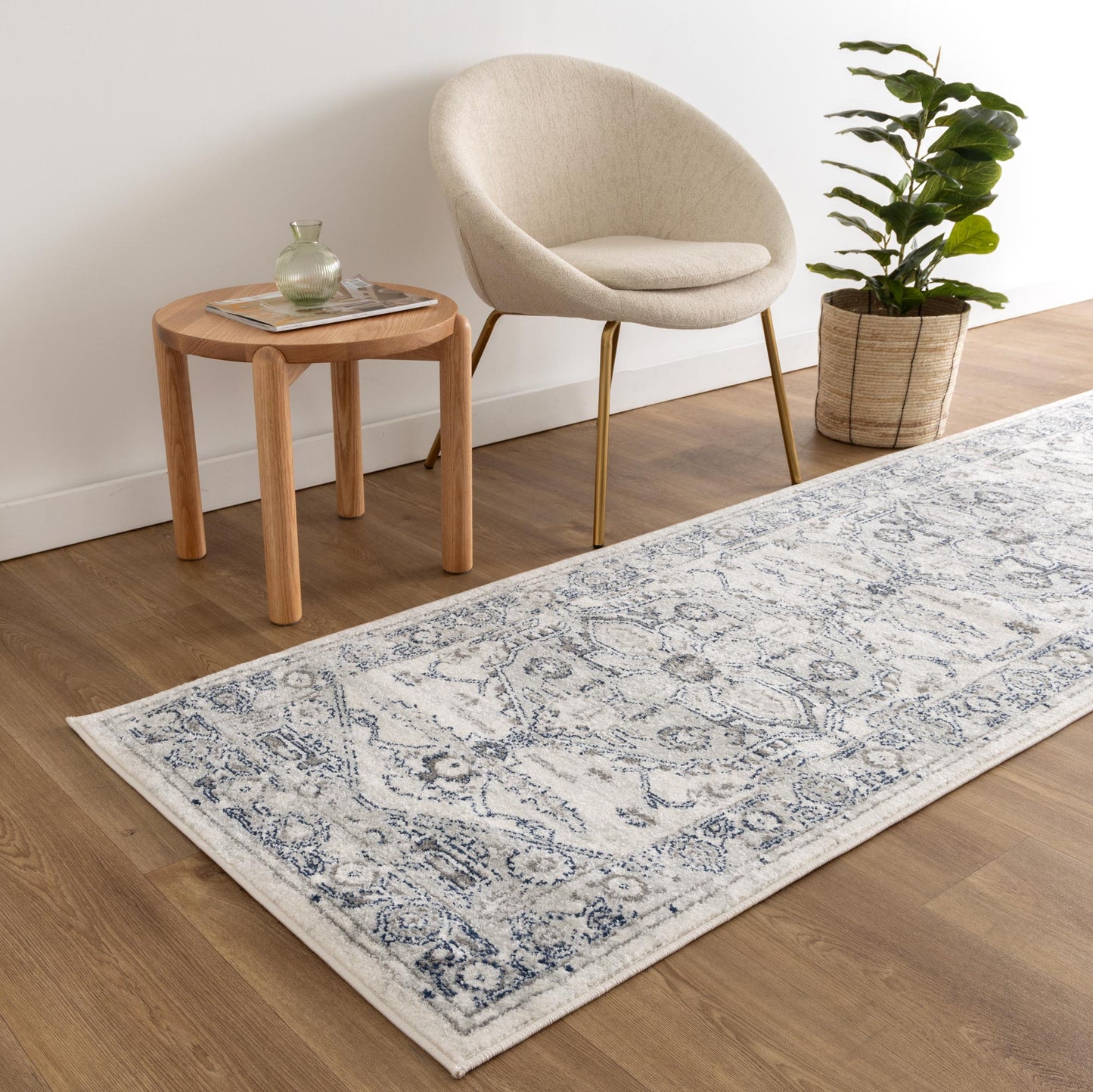Provence Gaul Traditional Grey & Cream Rug – PROV08