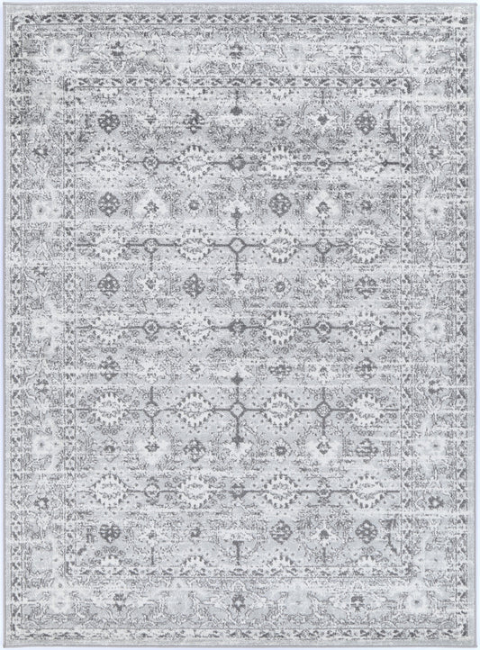 Provence Montpellier Grey Traditional Rug - PROV09