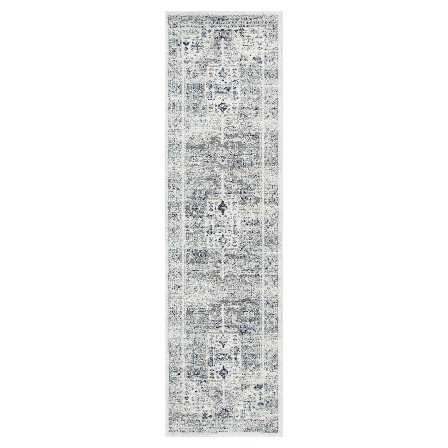 Provence Celts Cream Blue Traditional Rug - PROV14