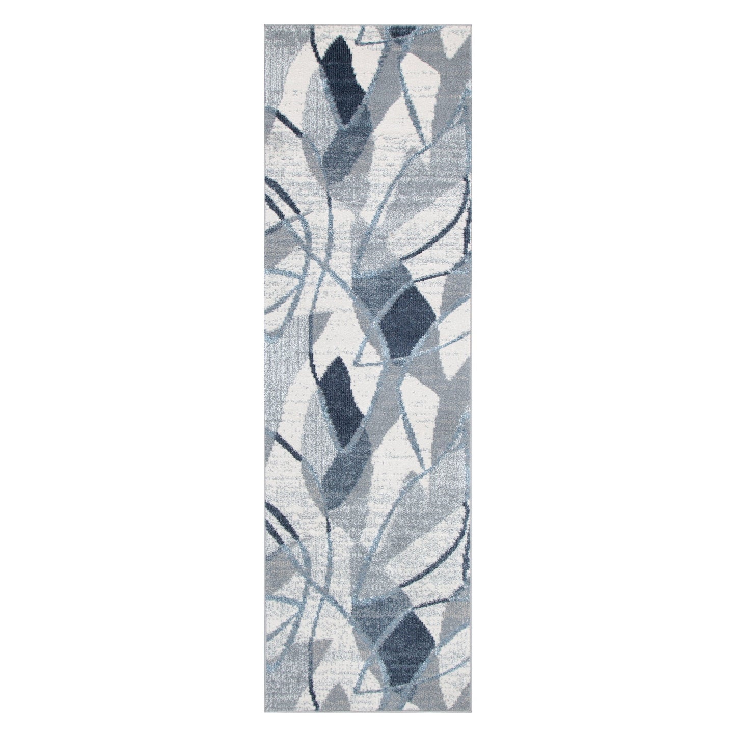 Santana Rhythm Grey Blue Rug - SANTA07
