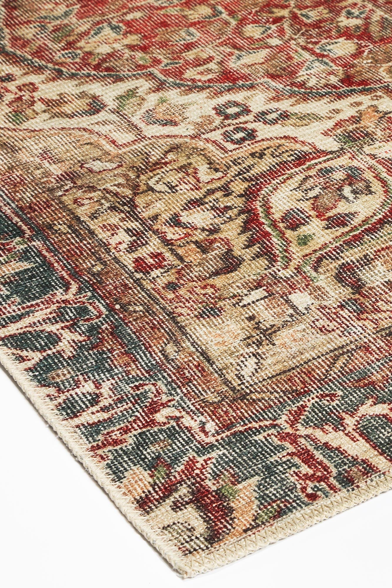 Treasure Matisse Red Washable Rug - VITAL 2869-00