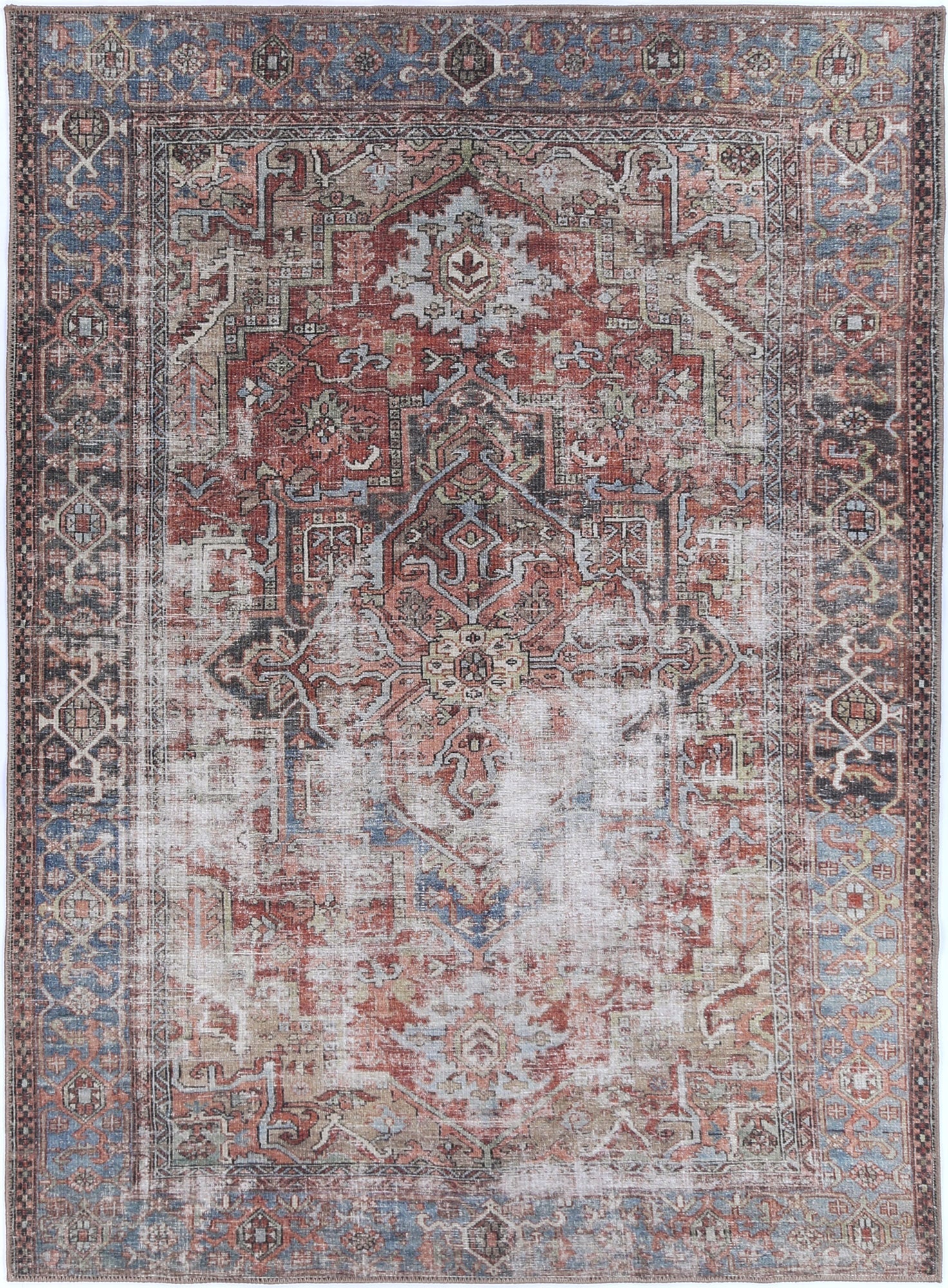 Boxy Traditional Rug Sophia Heritage Rust Rug - VITAL 0020-00 – InVogue Rugs and Flooring ...