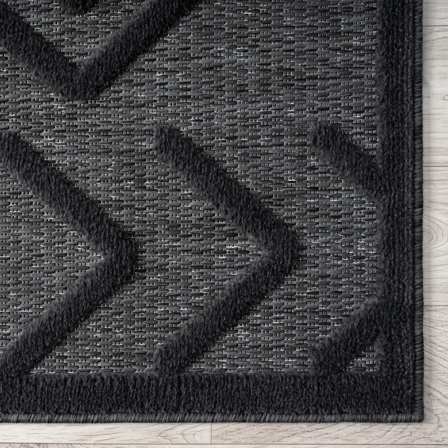 Calm 416 Charcoal Hallway Runner