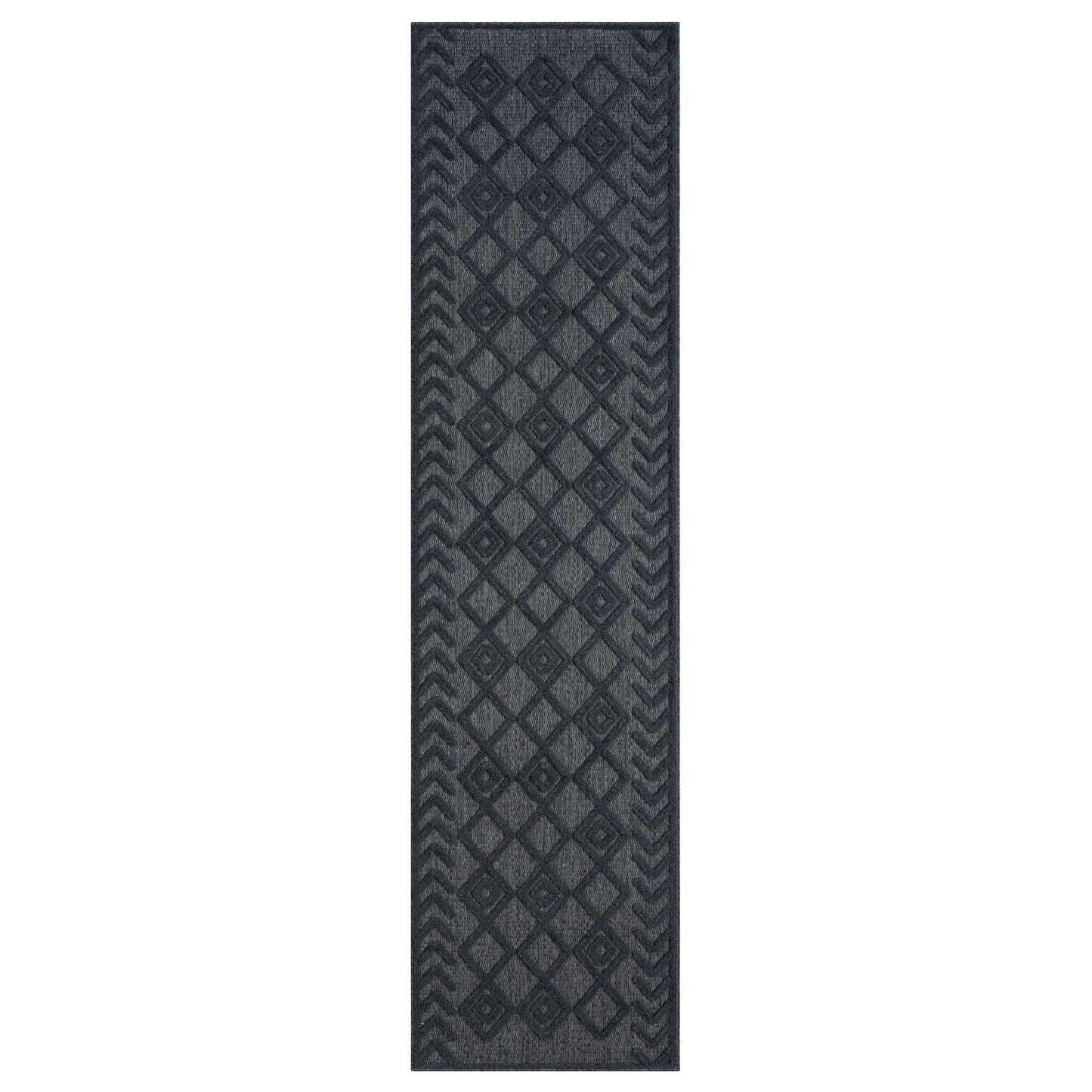 Calm 416 Charcoal Hallway Runner
