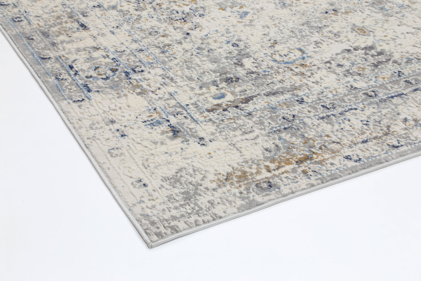 Amelia Navy Blue Contemporary Rug