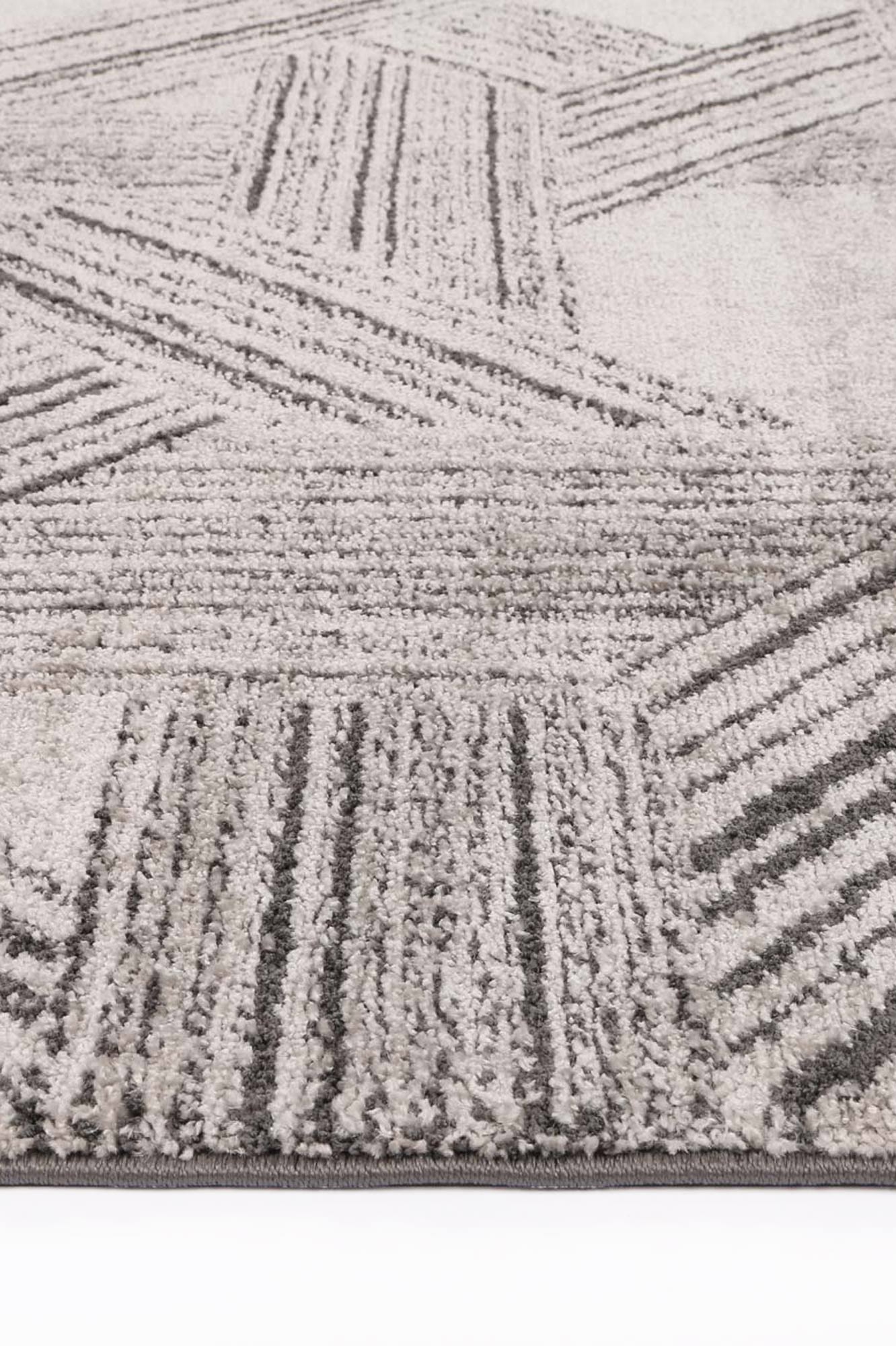 Verve Grey Geometric Rug