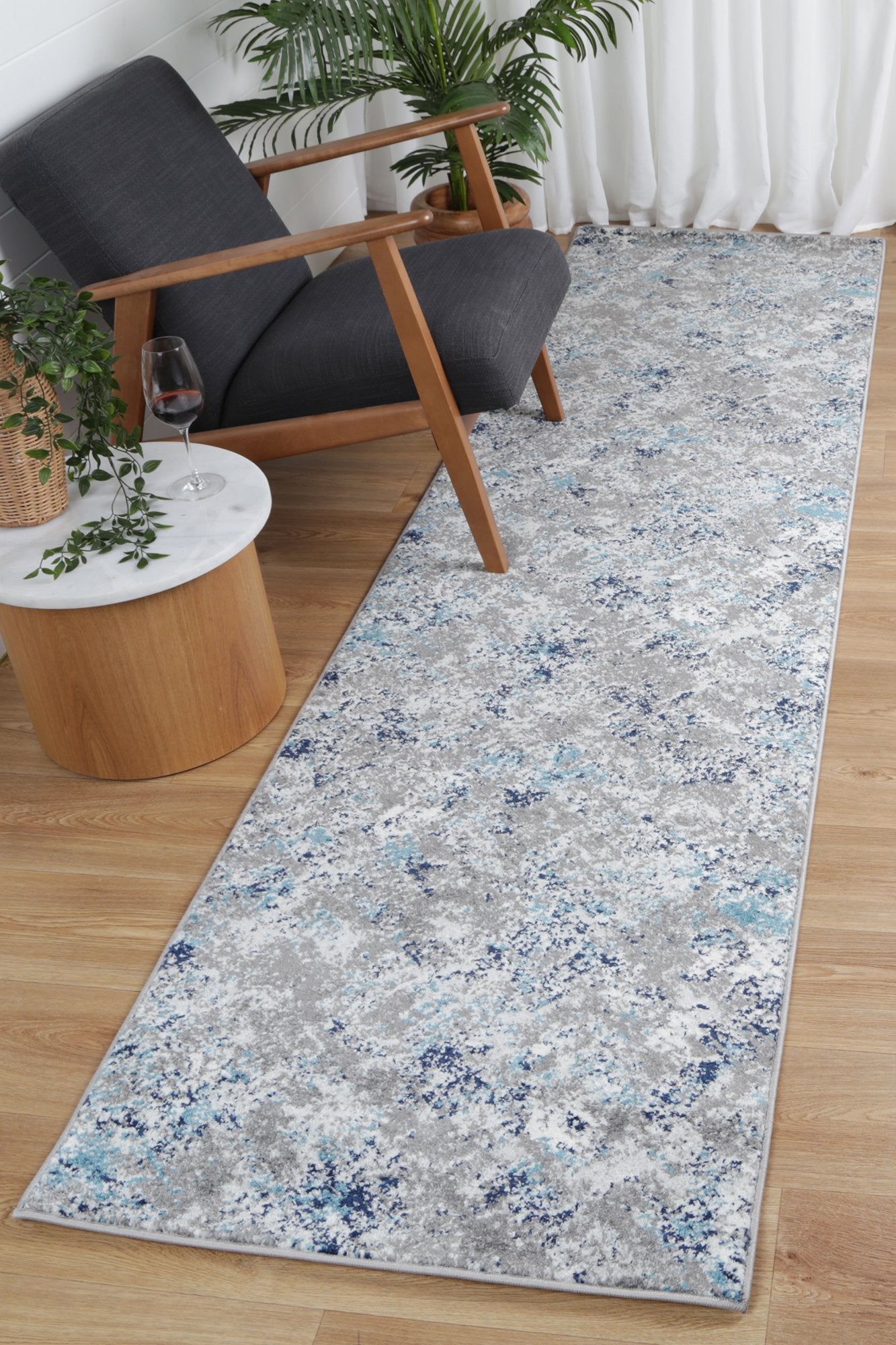 Ligures Grey Blue Rug