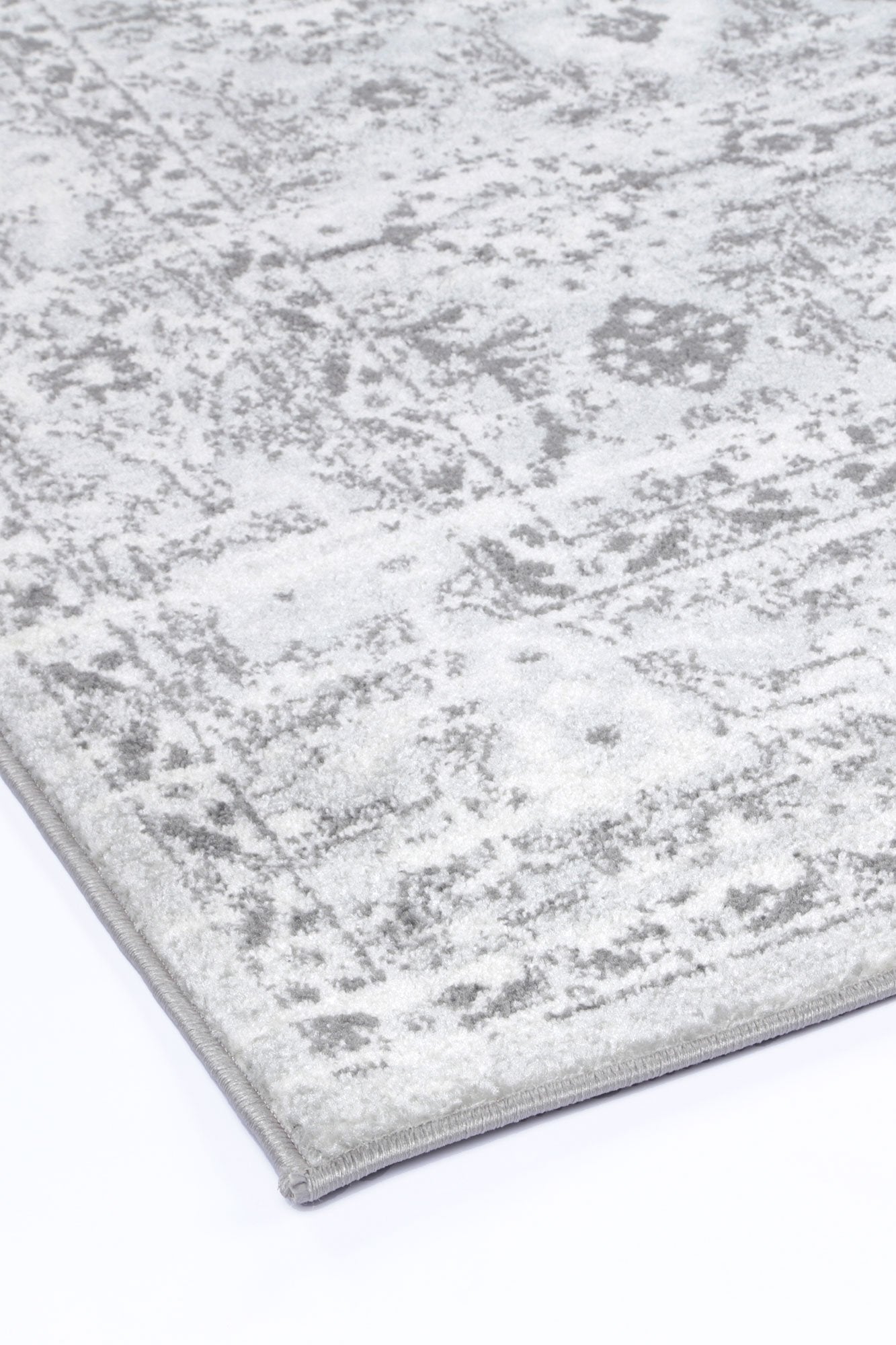 Ligures Grey White Ancient Rug