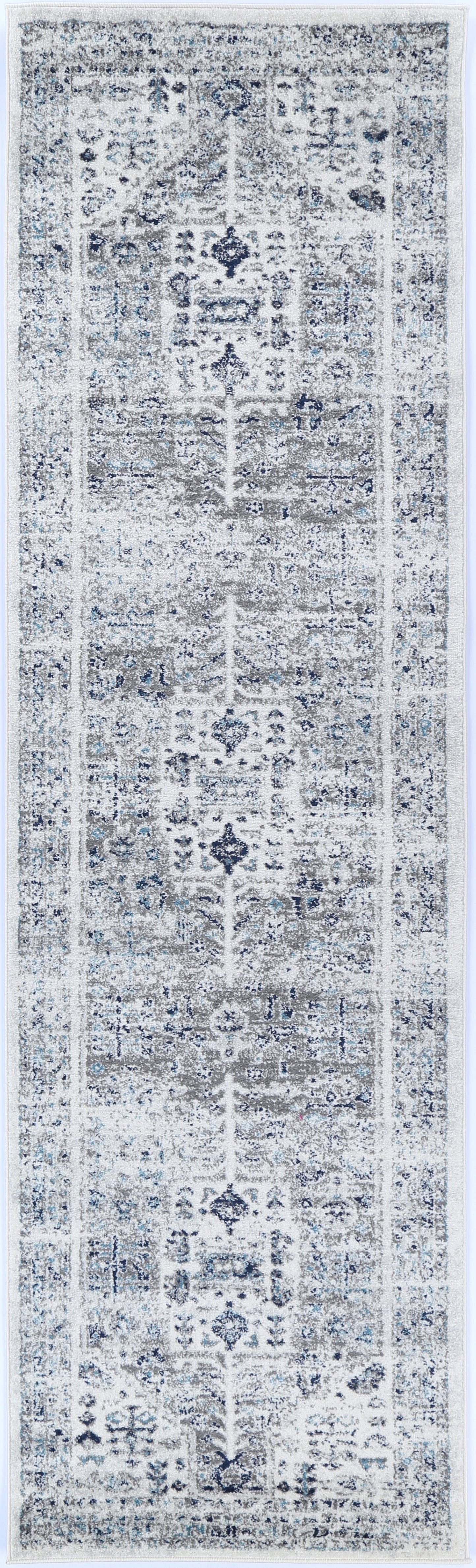 Ligures Cream Blue Traditional Rug