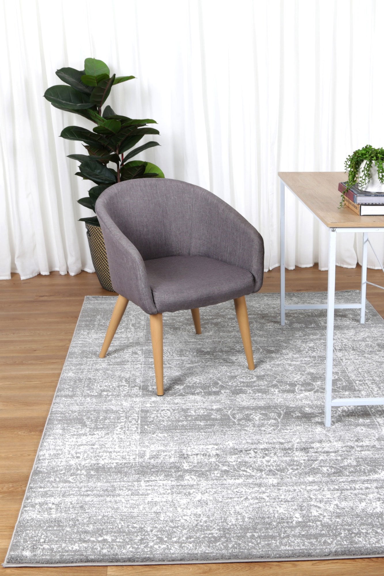 Ligures Grey Transitional Rug