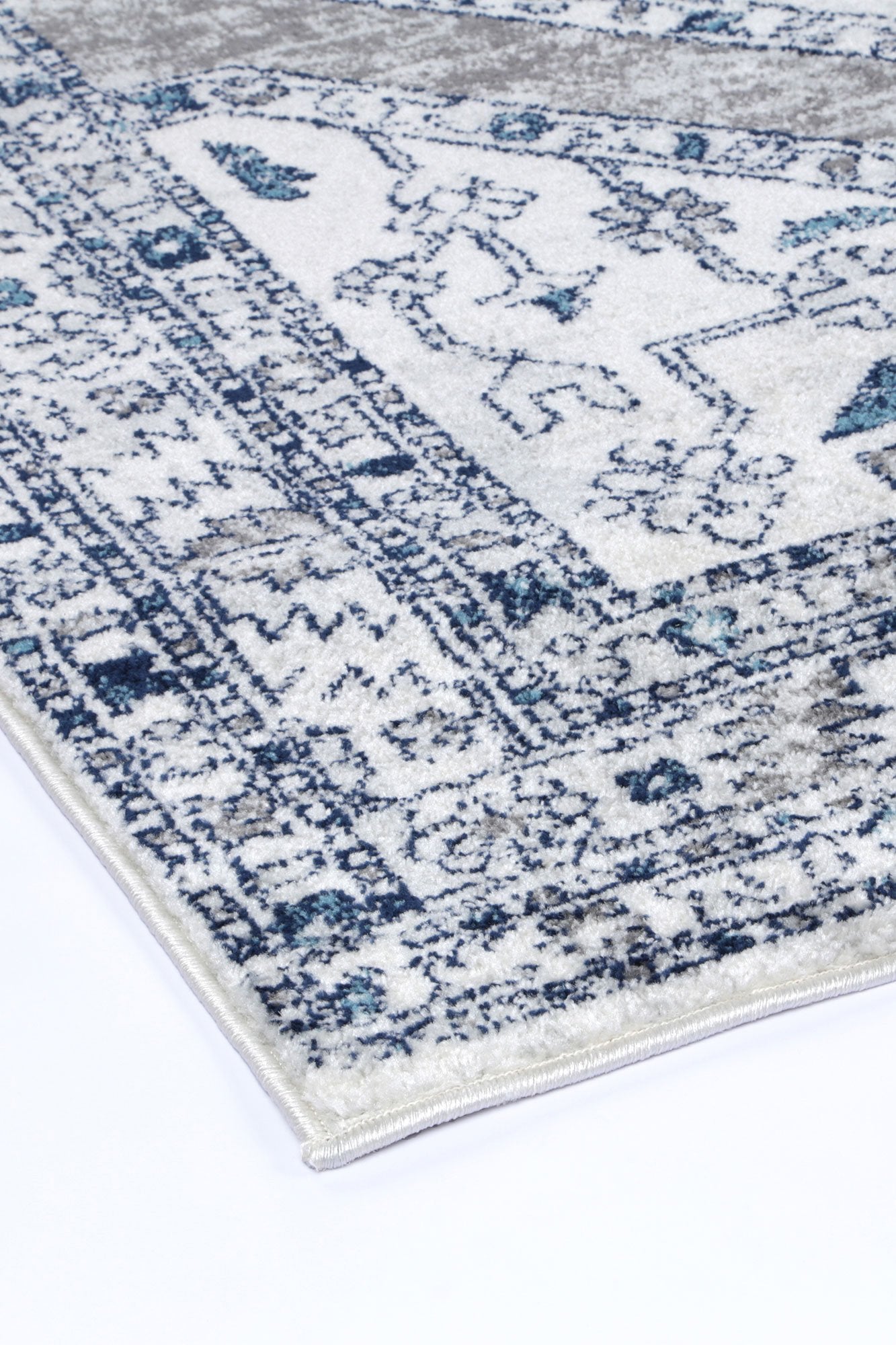 Ligures Navy Cream Ancient Rug