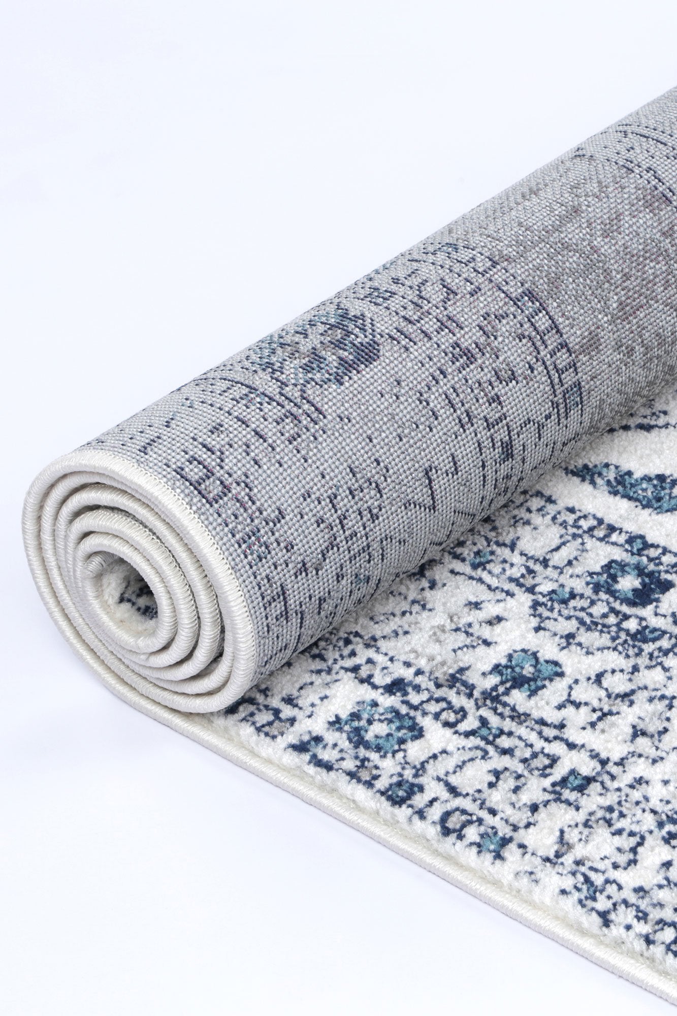 Ligures Navy Cream Ancient Rug