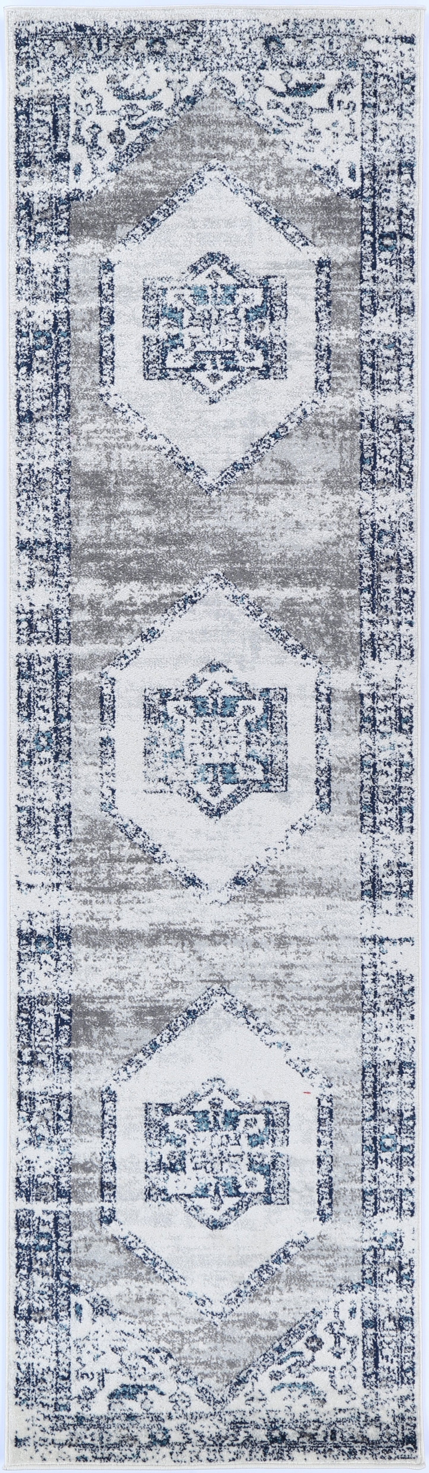 Ligures Navy Cream Ancient Rug